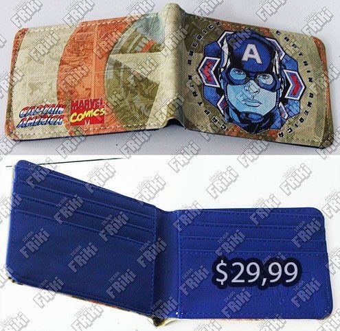 Billetera Cómics Capitán América Ecuador Compran Venden, Bonita Apariencia, practica, Hermoso material: Plástica Color: como en la foto Estado: nuevo