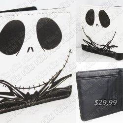 Billetera Película Pesadilla antes de Navidad Jack Ecuador Comprar Venden, Bonita Apariencia perfecta para los fans de Jack, practica, Hermoso material de cuerina Color blanco Estado nuevo