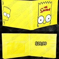 Billetera Series Los Simpsons Bart Ecuador Comprar Venden, Bonita Apariencia perfecta para los fans de la serie, practica, Hermoso material de cuerina Color amarillo Estado nuevo