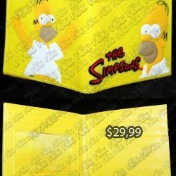 Billetera Series Los Simpsons Homero Ecuador Comprar Venden, Bonita Apariencia perfecta para los fans de la serie, practica, Hermoso material de cuerina Color amarillo Estado nuevo