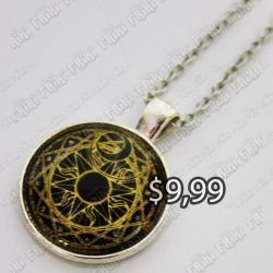 Collar Anime Sakura Card Captor Ecuador Comprar Venden, Bonita Apariencia perfecta para los fanáticos de la serie, practica, Hermoso material de bronce niquelado Color dorado y negro Estado nuevo