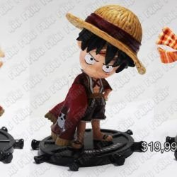 Figura Anime One Piece Luffy con capa Ecuador Comprar Venden, Bonita Apariencia perfecta para coleccionistas y fans de la serie, practica, Hermoso material de plástico Color como en la foto Estado nuevo