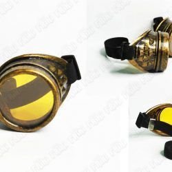 Goggles Steampunk Color Dorado Ecuador Comprar Venden, Bonita Apariencia dorada, practica, Hermoso material plástico Color dorado Estado nuevo