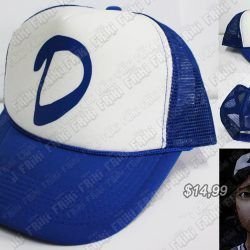 Gorra Series The Walking Dead Glenn Ecuador Comprar Venden, Bonita Apariencia perfecta para salir y demostrar tu apoyo a la serie, practica, Hermoso material de algodón y buckram Color blanco y azul Estado nueva