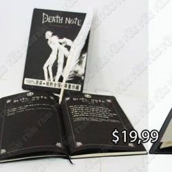 Libreta Anime Death Note Ecuador Comprar Venden, Bonita Apariencia perfecta y útil para fans, practica, Hermoso material de papel Color negro Estado nuevo