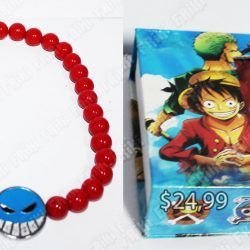 Collar Anime One Piece Ace Ecuador Comprar Venden, Bonita Apariencia perfecta para oarejas, practica, Hermoso material de bronce niquelado Color rojo Estado nuevo