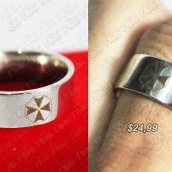 Anillo Videojuegos Resident Evil Umbrella Ecuador Comprar Venden, Bonita Apariencia ideal para los fans, practica, Hermoso material de bronce niquelado Color plata Estado nuevo