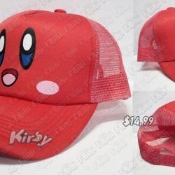 Gorra Videojuegos Kirby Kirby Ecuador Comprar Venden, Bonita Apariencia de la carita de Kirby, practica, Hermoso material de algodón Color rojo Estado nuevo
