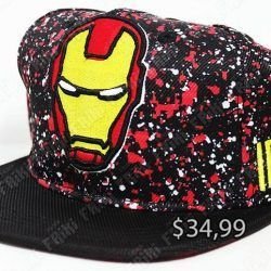 Gorra Cómics Iron-Man Ecuador Comprar Venden, Bonita Apariencia perfecta para salir y demostrar tu apoyo a la serie, practica, Hermoso material de algodón y buckram Color roja, amarillo y negro