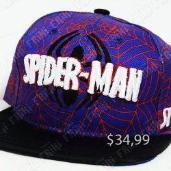 Gorra Cómics Spiderman Ecuador Comprar Venden, Bonita Apariencia perfecta para salir y demostrar tu apoyo a la serie, practica, Hermoso material de algodón y buckram Color morado