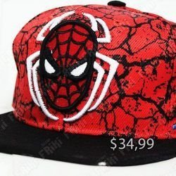 Gorra Cómics Spiderman Ecuador Comprar Venden, Bonita Apariencia perfecta para salir y demostrar tu apoyo a la serie, practica, Hermoso material de algodón y buckram Color roja y negro