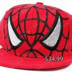 Gorra Cómics Spiderman Ecuador Comprar Venden, Bonita Apariencia perfecta para salir y demostrar tu apoyo a la serie, practica, Hermoso material de algodón y buckram Color roja y negro