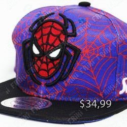 Gorra Cómics Spiderman Ecuador Comprar Venden, Bonita Apariencia perfecta para salir y demostrar tu apoyo a la serie, practica, Hermoso material de algodón y buckram Color morado