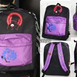 Mochila Anime Naruto Ecuador Comprar Venden, Bonita Apariencia ideal para salidas y paseos, practica, Hermoso material de polipropileno Color negro y morado Estado nuevo