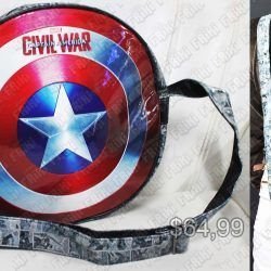 Mochila Cómics Capitán América Ecuador Comprar Venden, Bonita Apariencia ideal para salidas y paseos, practica, Hermoso material de polipropileno Color como en la foto Estado nuevo