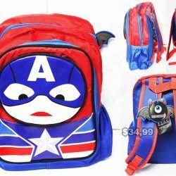 Mochila Cómics Capitán América Ecuador Comprar Venden, Bonita Apariencia ideal para salidas y paseos, practica, Hermoso material de polipropileno Color como en la foto Estado nuevo