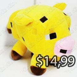 Peluche Videojuegos Minecraft Vaca Ecuador Comprar Venden, Bonita Apariencia de vaca, practica, Hermoso material de poliéster Color amarillo Estado nuevo