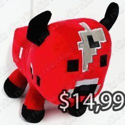 Peluche Videojuegos Minecraft Champiñaca Ecuador Comprar Venden, Bonita Apariencia de champiñaca, practica, Hermoso material de poliéster Color rojo Estado nuevo