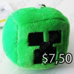 Peluche Videojuegos Minecraft Cabeza de Creeper Ecuador Comprar Venden, Bonita Apariencia ideal para los fans, practica, Hermoso material de poliéster Color como en la imagen Estado nuevo