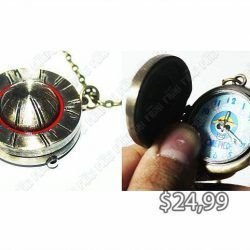 Reloj de collar Anime One Piece Sombrero Ecuador Comprar Venden, Bonita Apariencia perfecto para fans de la serie, practica, Hermoso material de acero inoxidable Color plateado Estado nuevo