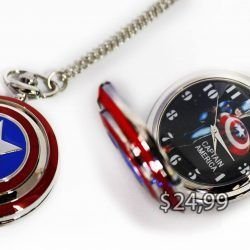 Reloj Cómics Capitán América Ecuador Comprar Venden, Bonita Apariencia perfecto para fans de la serie, practica, Hermoso material de bronce niquelado Color como en la foto Estado nuevo