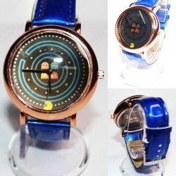 Reloj de pulsera Videojuegos Pacman Fantasmas Ecuador Comprar Venden, Bonita Apariencia ideal para los fans, practica, Hermoso material de acero inoxidable Color azul Estado nuevo