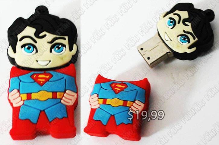 USB Comics Superman Ecuador Comprar Venden, Bonita Apariencia perfecto para trabajos, practica, Hermoso material de plástico Color azul Estado nuevo