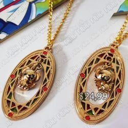 Collar Anime Sakura Card Captor Kerberos Ecuador Comprar Venden, Bonita Apariencia perfecta para parejas, practica, Hermoso material de bronce niquelado Color dorado Estado nuevo
