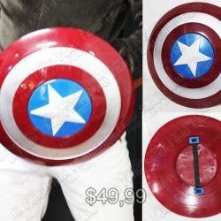 Replica Cómics Capitán América Escudo Comprar Venden, Bonita Apariencia perfecta para coleccionistas y fans de los comics, practica, Hermoso material de plástico Color como en la foto Estado nuevo