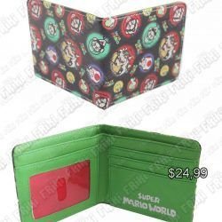 Billetera Videojuegos Super Mario Bros. Collage Ecuador Comprar Venden, Bonita Apariencia perfecta para los fans, practica, Hermoso material de cuerina Color como en la foto Estado nuevo