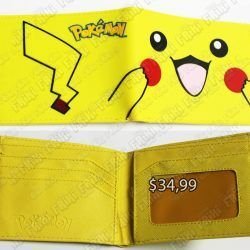 Billetera Videojuegos Pikachu Ecuador Comprar Venden, Bonita Apariencia perfecta para los fans, practica, Hermoso material de cuerina Color como en la foto Estado nuevo