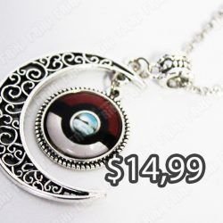 Collar Videojuegos Pokémon Pokeball Ecuador Comprar Venden, Bonita Apariencia ideal para los fans, practica, Hermoso material de bronce niquelado Color como en la imagen Estado nuevo