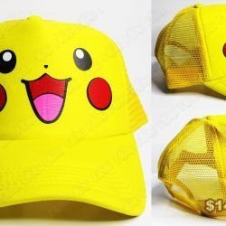 Gorra Videojuegos Pokémon Pikachu Ecuador Comprar Venden, Bonita Apariencia ideal para los fans, practica, Hermoso material de algodón y buckram Color amarillo Estado nuevo
