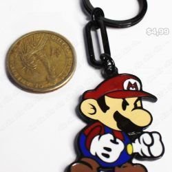 Llavero Videojuegos Super Mario Bros. Paper Mario Ecuador Comprar Venden, Bonita Apariencia ideal para los fans, practica, Hermoso material de bronce niquelado Color como en la imagen Estado nuevo