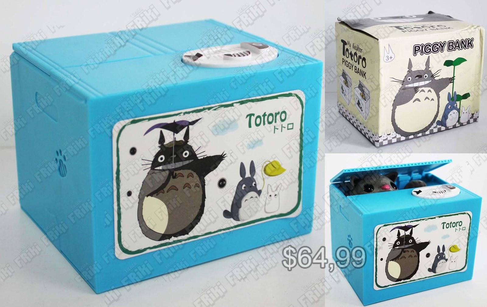 Alcancia Anime Mi Vecino Totoro Comprar Venden, Bonita Apariencia perfecta para los fans, practica, Hermoso material plástico Color como en la imagen Estado nuevo