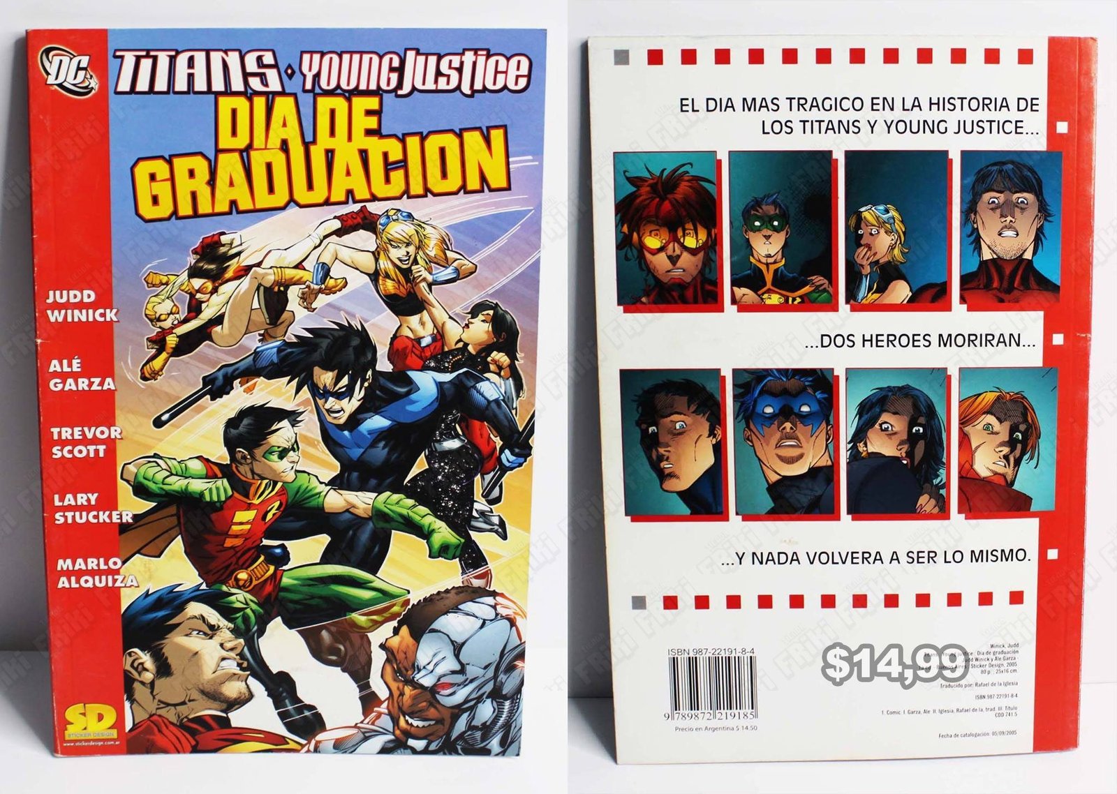 Cómics impresos DC Cómics Titans: Día de graduación Ecuador Comprar Venden, Bonita Apariencia ideal para los fans, practica, Hermoso material de papel Color como en la imagen Estado usado
