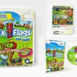 Videojuegos para consola Wii Six Flags Fun Park Ecuador Comprar Venden, Bonita Apariencia ideal para los fans, practica, Hermoso material de papel Color como en la imagen Estado usado
