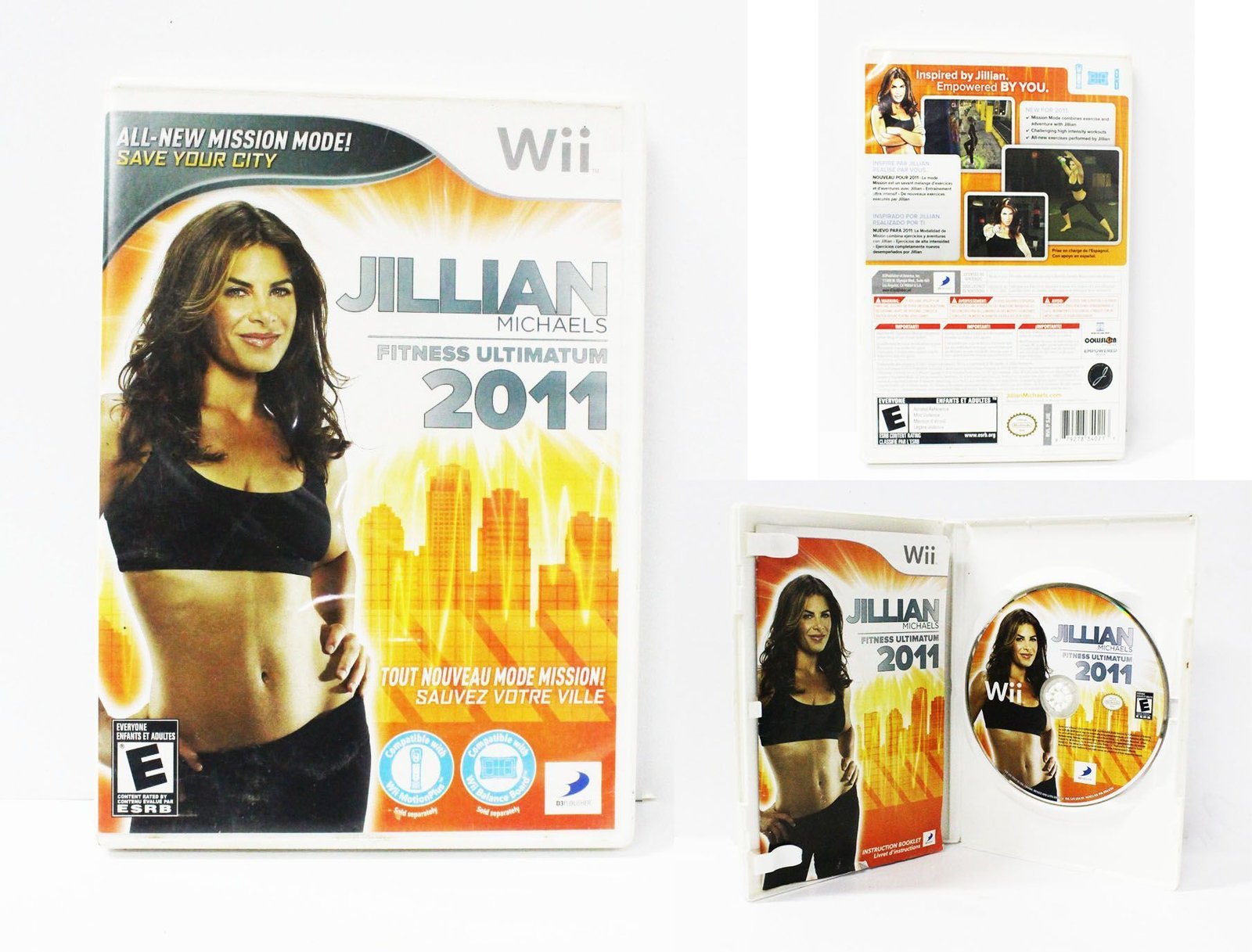 Videojuegos para consola Wii Jillian Michaelis Fitness ultimatum 2011 Ecuador Comprar Venden, Bonita Apariencia ideal para los fans, practica, Hermoso material de papel Color como en la imagen Estado usado