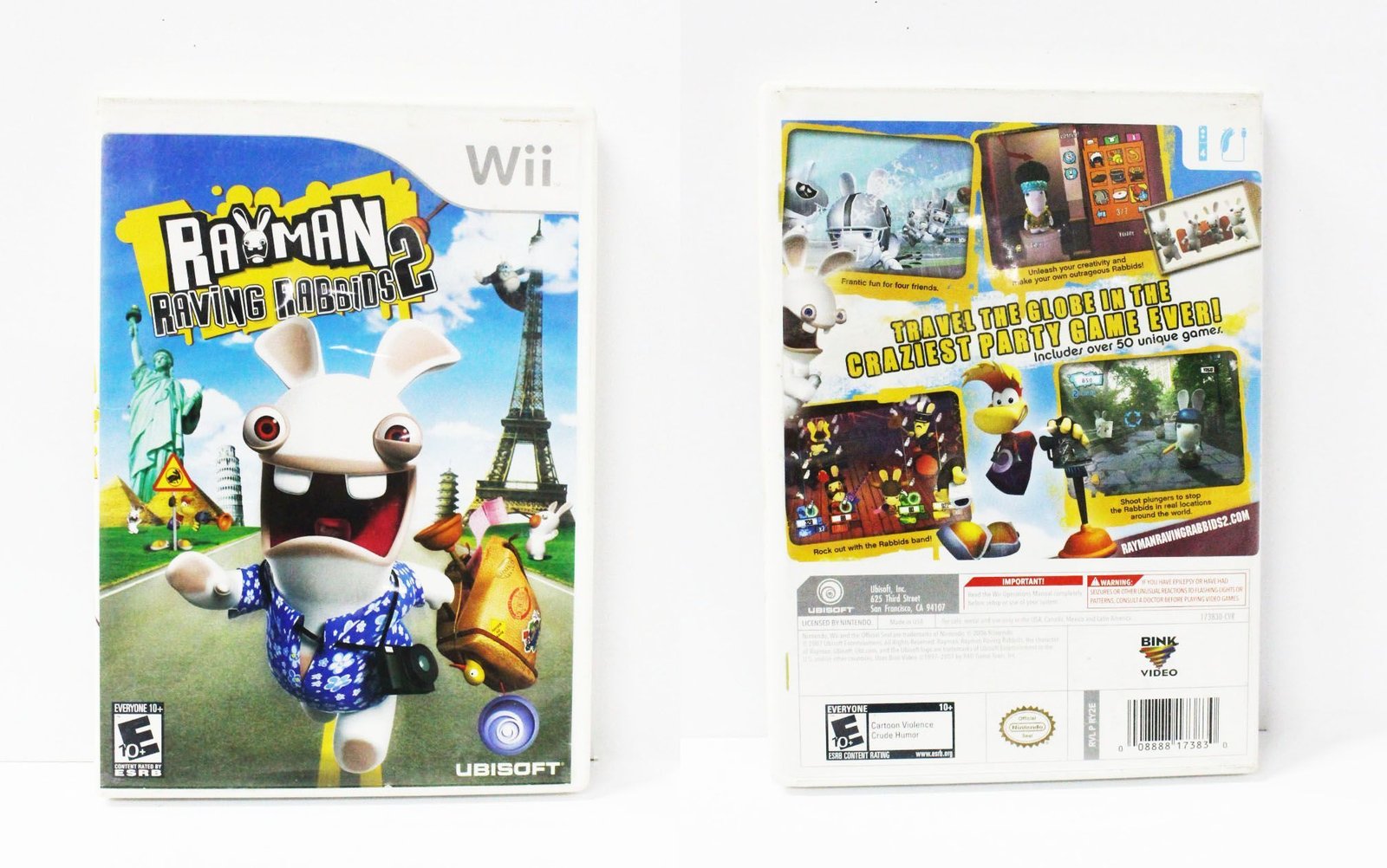 Videojuegos para consola Wii Rayman Raving Rabbids 2 Ecuador Comprar Venden, Bonita Apariencia ideal para los fans, practica, Hermoso material de papel Color como en la imagen Estado usado