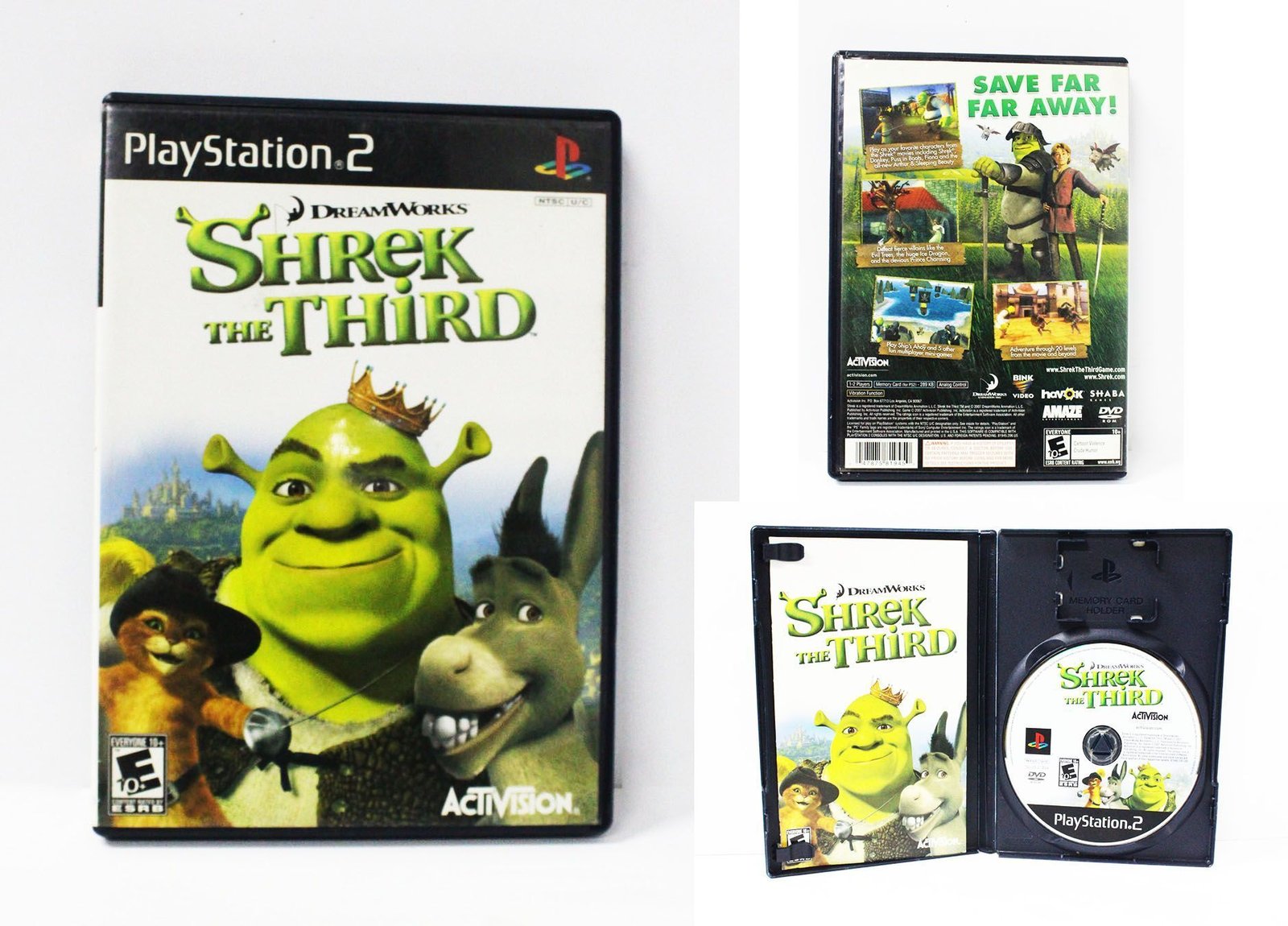 Videojuegos para consola PS2 Shrek the third Ecuador Comprar Venden, Bonita Apariencia ideal para los fans, practica, Hermoso material de papel Color como en la imagen Estado usado