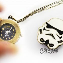 Reloj collar Star Wars peliculas bisuteria Stormtrooper La guerra de las galaxias cinéfilo tienda friki