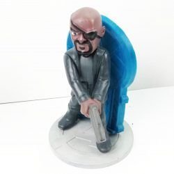 Figura Avengers comic Decorativo Nick Fury vengadores Geek tienda friki