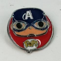 Broche Capitán América comic bisuteria civil war Captain America Geek tienda friki