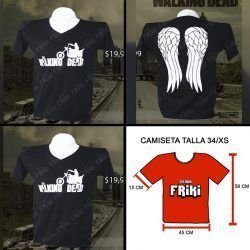 camiseta The Walking Dead Series tv ropa Daryl Dixon TWD seriéfilo tienda friki