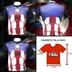 camiseta Capitán América comic ropa escudo Captain America Geek tienda friki