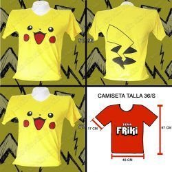 camiseta Pokemon Videojuegos ropa pikachu Poke mon Gamer tienda friki