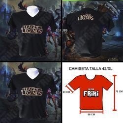 camiseta League of Legends Videojuegos ropa lol Lol Gamer tienda friki