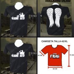 camiseta The Walking Dead Series tv ropa daryl TWD seriéfilo tienda friki